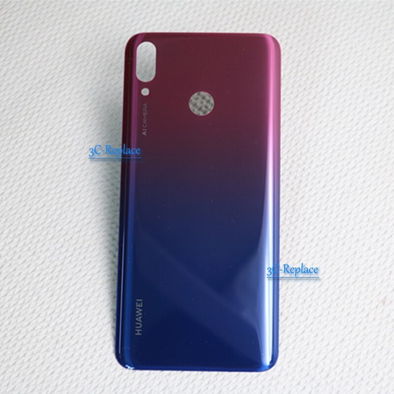 For Huawei Y9 JKM-TL00 JKM-AL00 JKM-LX1 JKM-LX3 JKM-L21 Back Battery Cover Door Housing case Rear Glass parts