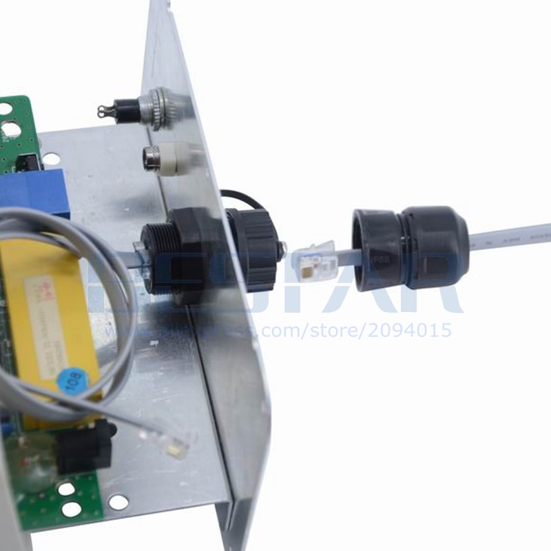 Telephone Cable RJ11 Waterproof Connector RJ 11 M20 6P6C Adapter Straight-through Head Phone Crystal Plug Extender