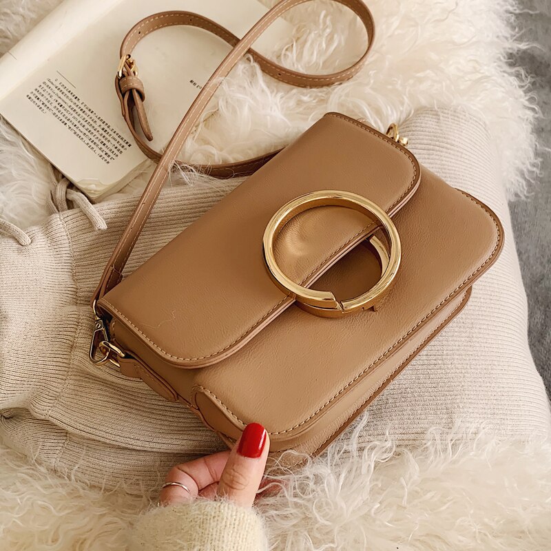 Couleur unie carré sac à bandoulière nouvelle en cuir PU femmes sac à main de créateur mignon dame épaule sac de messager