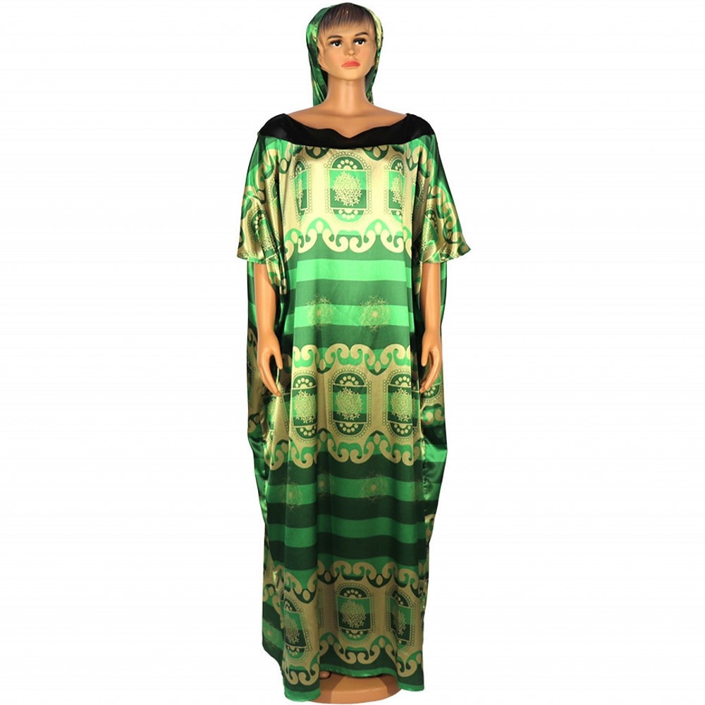 Boden-Länge Afrikanische Kleider Für Frauen Afrika Kleidung Muslimischen Lange Kleid Afrikanische verlieren Kleid Für Dame