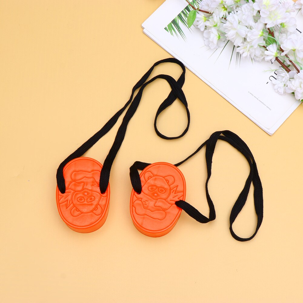 1 Pair Elliptical Balance Trainer Balance Stilts Toddler Children Kids