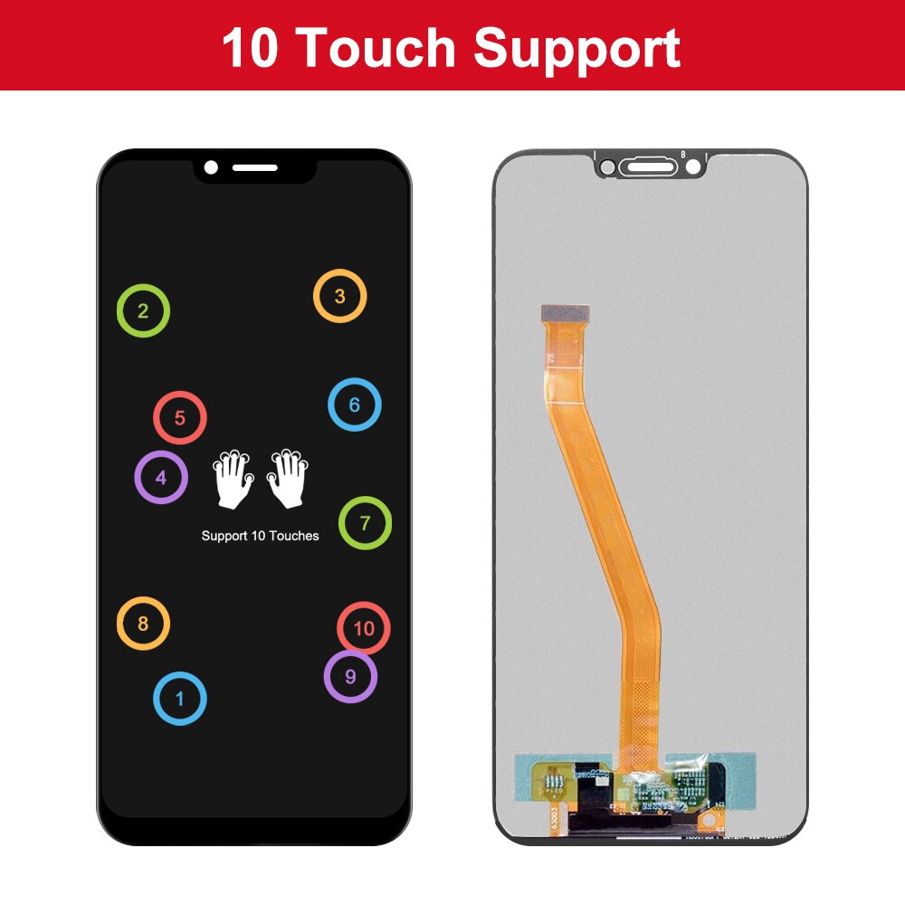 6.3&quot; Original For Huawei Honor Play LCD Display Screen Touch Panel Digitizer COR-L29 COR-AL00 With Frame For honor play lcd