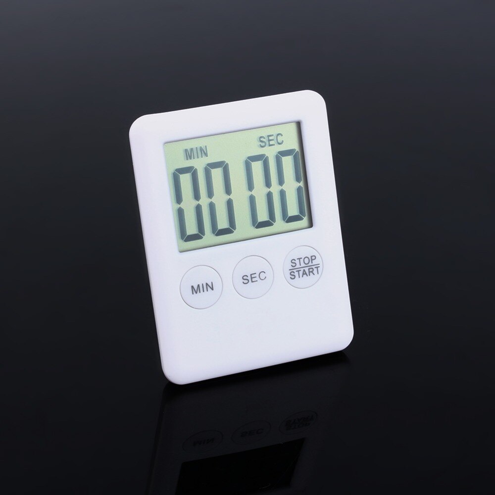 LCD Digital Kitchen Timer Loud Alarm Cooking Timer Alarm with Magnet Square Large Electronic Timers Cooking Tools 99 Minutes