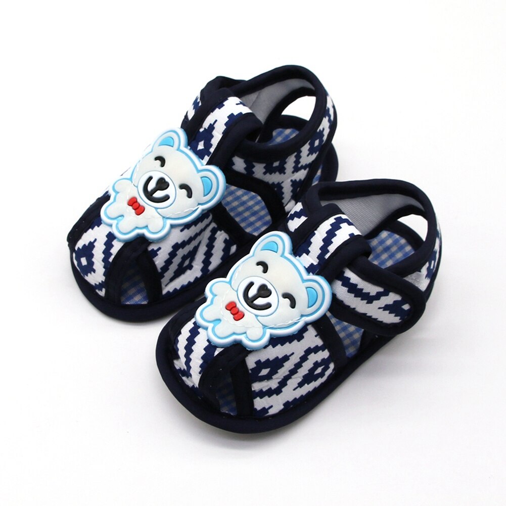 Cartoon Beer Kids Sandalen Voor Meisjes Jongens Zomer Baby Peuter Kinderen Zacht Katoen Schoenen