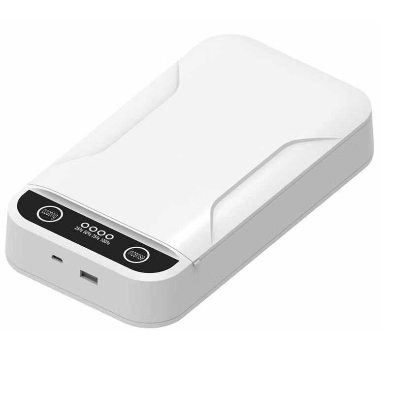 Ultraviolet cleaner Portable UV Sterilizer Cellphone Face Mask Disinfection Sterilizer Box Dual UV Lights for Small Items