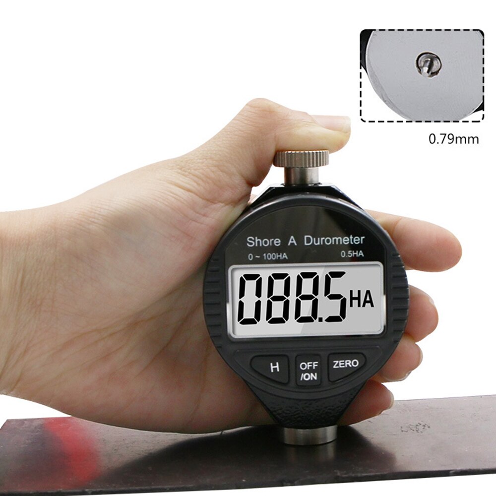 Testeur de dureté duromètre de dureté numérique Shore 0-100 compteur de dureté A/C/D pour mesurer la multi-résine en caoutchouc de cuir en plastique