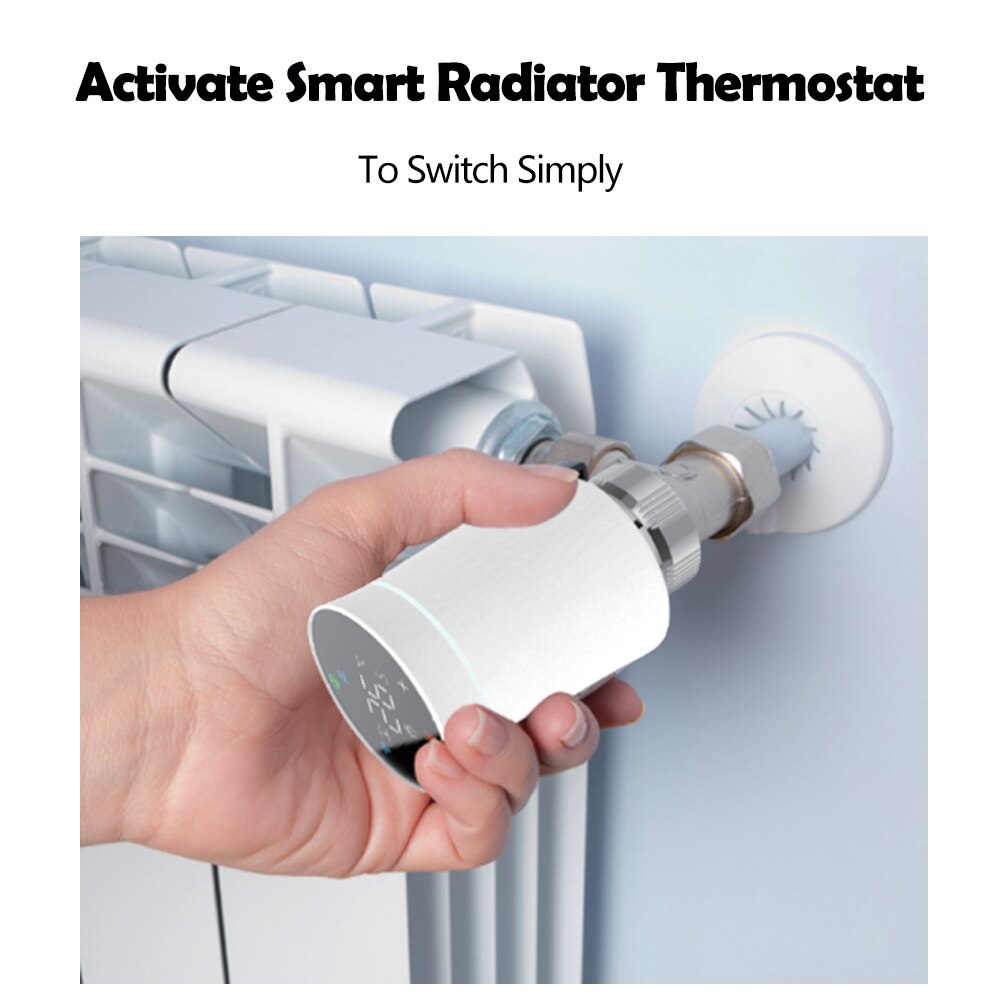 Zigbee Smart Radiator Actuator Thermostaatkraan Te... – Grandado