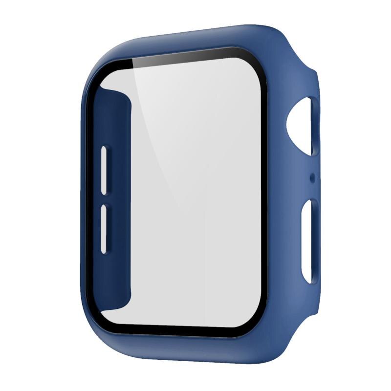 Mais novo adequado para apple watch1/2/3 geração capa protetora pc filme temperado integrado escudo protetor resistente a riscos: 20 42mm