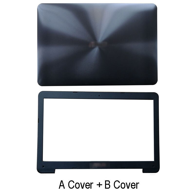 Dla ASUS A555 X555 Y583 W509 F554 F555 K555 X554 R556 Laptop LCD tylna pokrywa przednia bezel zawiasy pokrywa podpórce pod nadgarstki dolny futerał: AB Cover