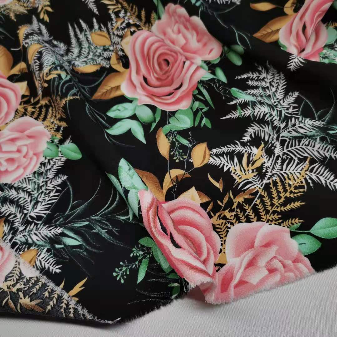 Kjole stof chiffon stretchy jakkesæt stof sommer materiale