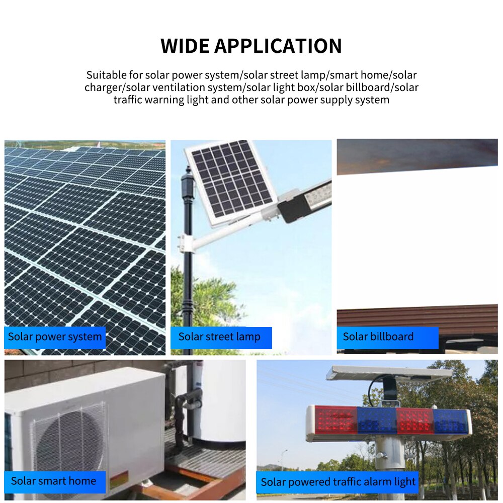 Auto Solar Controllers For Home 10A /30A LCD MPPT Solar Panel Battery Regulator Charge Controller Dual USB With 5V/2A