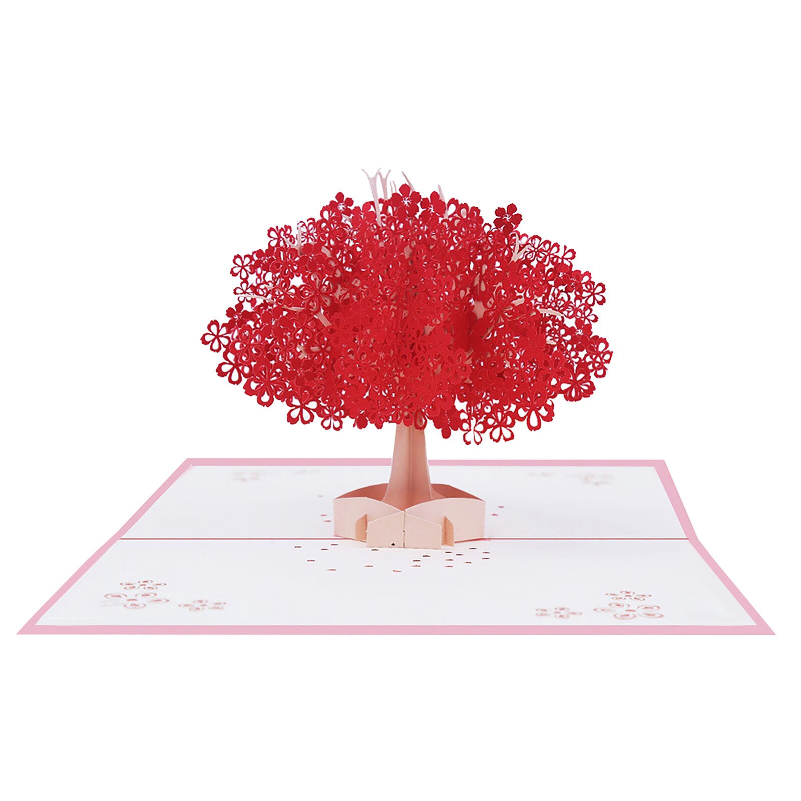 3D Stereo Greeting Card Wedding Invitation Card Valentine's Day Rose Flower Card Greeting Card Blessing Card Wedding Invitation: A