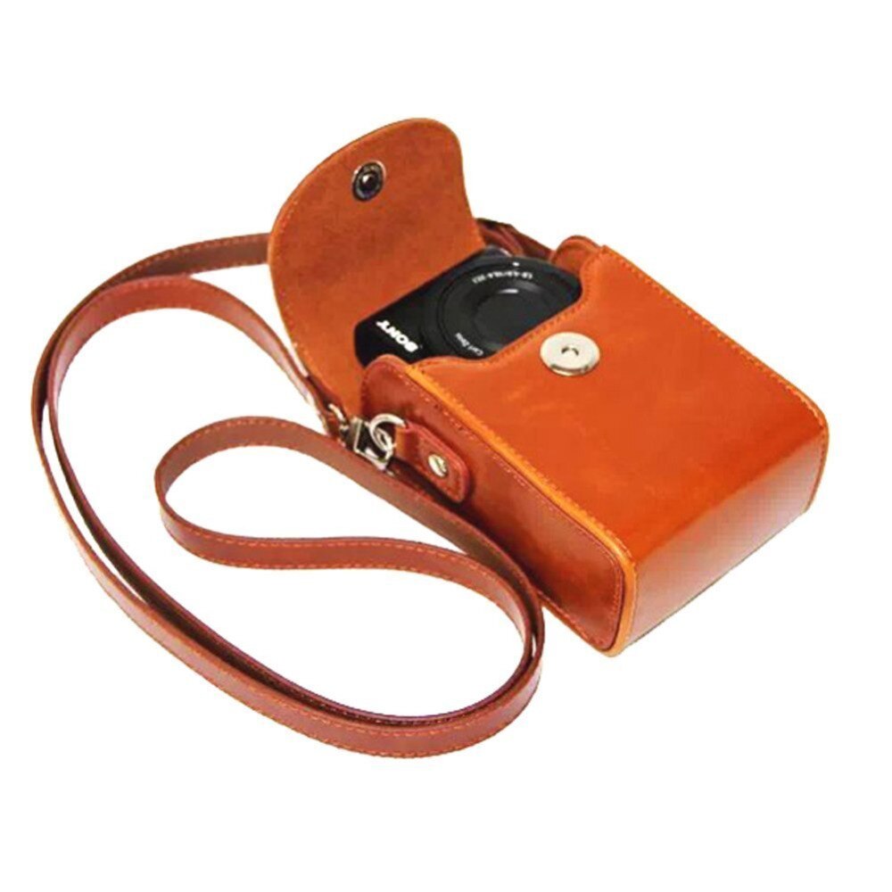 Kameraveske lærveske deksel til kanon powershot  g9x ii  g7x merke ii iii  sx740 sx730 sx720 sx710 sx700 sx620 sx610 sx600 hs