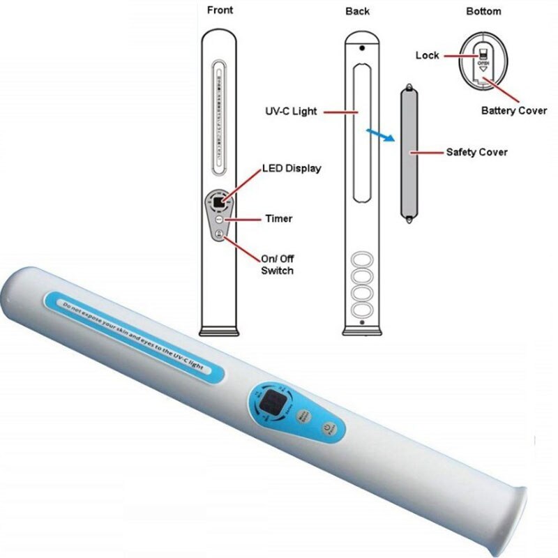253nm UVC Germicidal Lamp Sterilizer UVC Light Bulb Germicidal Lamp For Killing Virus Mite Mite Bacteria