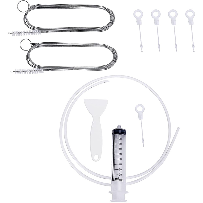 Koelkast Afvoer Gat Cleaning Kit, Deicing Scoop Afvoer Gat Remover Herbruikbare Koelkast Cleaner, Pijp Schoonmaken Spiraal: Default Title