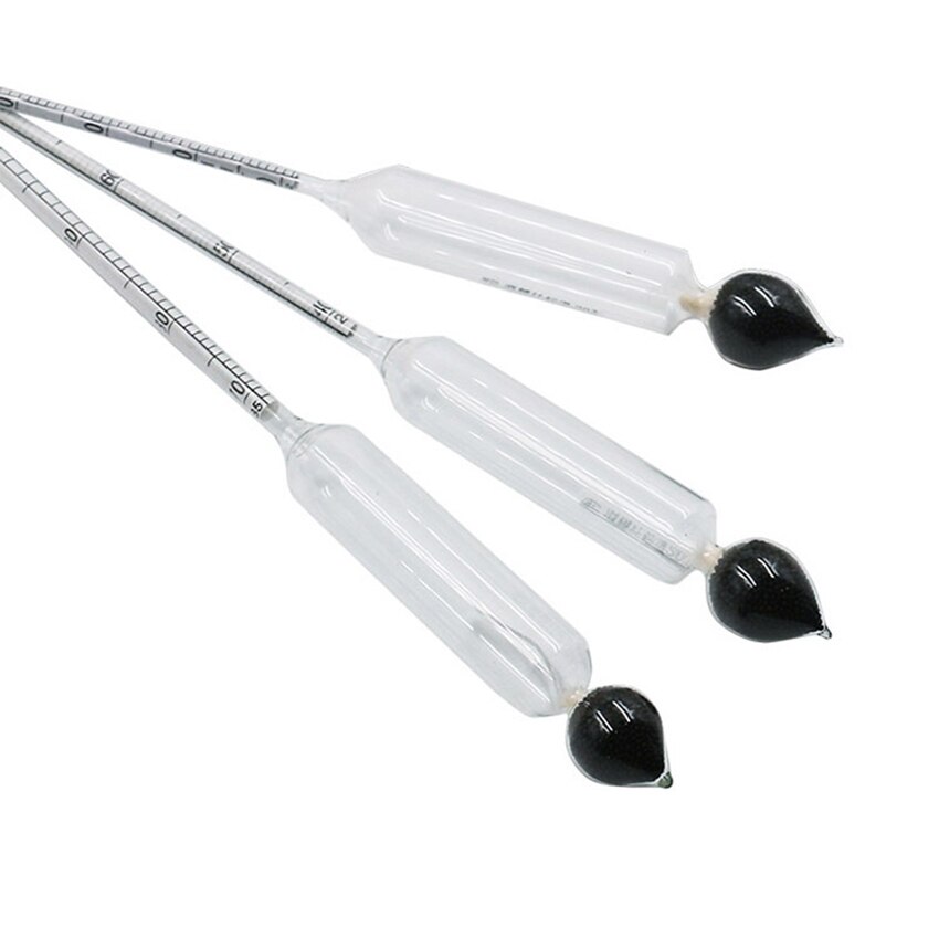 1 Set Liquor Alcohol Meter Alcoholmeter Concentration Instrument Vodka Whiskey Alcohol Wine Hydrometer (0-40%, 30-70%, 70
