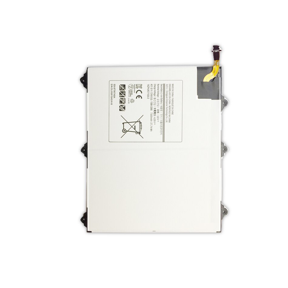 Batterie de tablette pour Samsung Galaxy Tab E 9.6, 7300mAh, SM T560, T567, T567V, avec Code de suivi