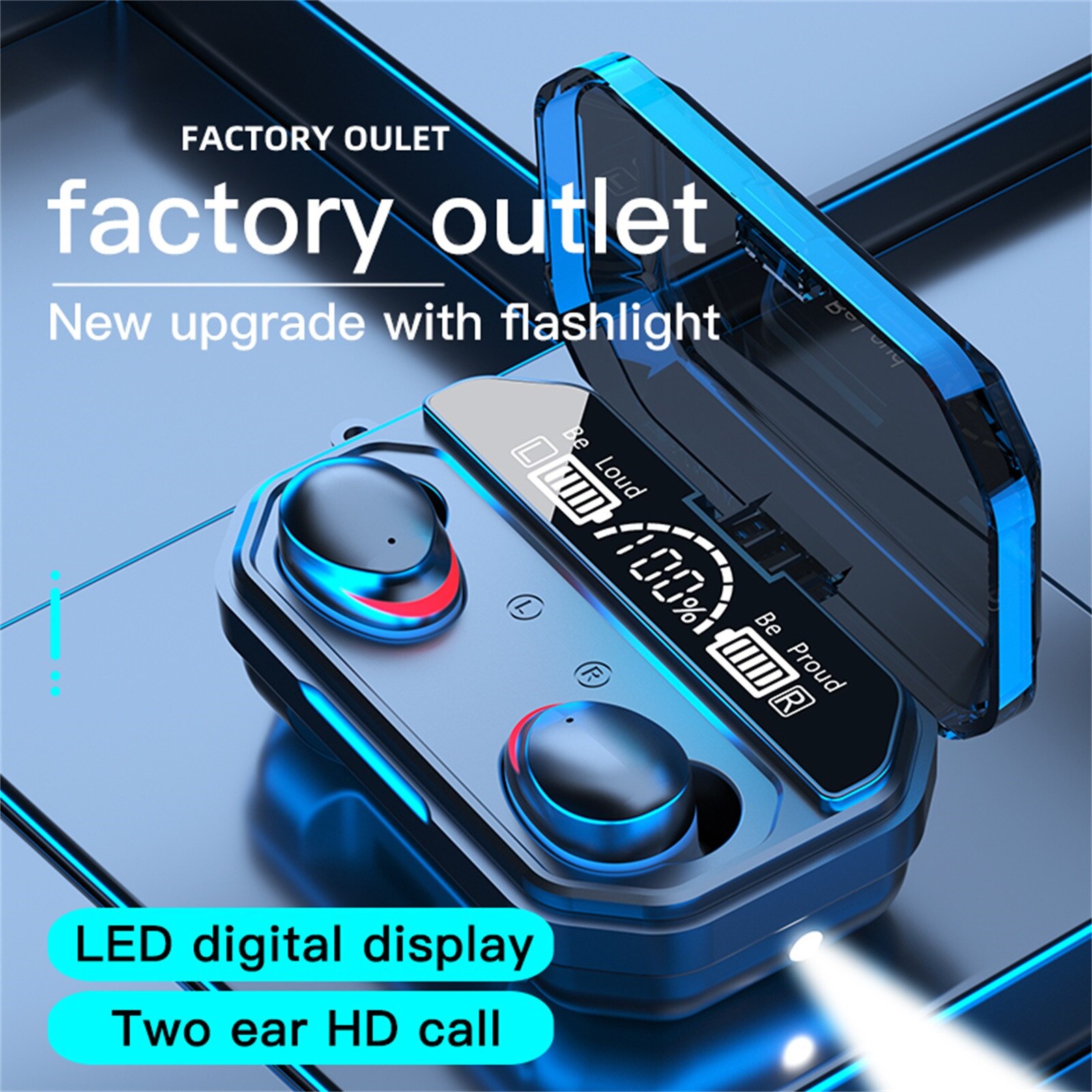 A17 Fashionable Wireless Headphones Bluetooth 5.0 Earphone TWS HIFI Mini In-ear Sports Running Headset Support Smart Phones: Default Title