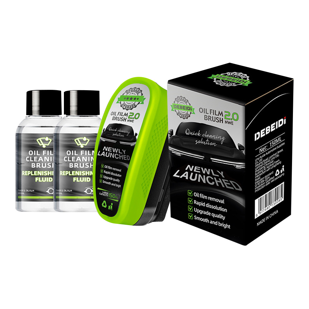 Detergente per vetri clear vision, strumento per la pulizia del parabrezza dell'auto, antiappannamento, impermeabile, universale, per la pulizia dei finestrini dell'auto: Grigio