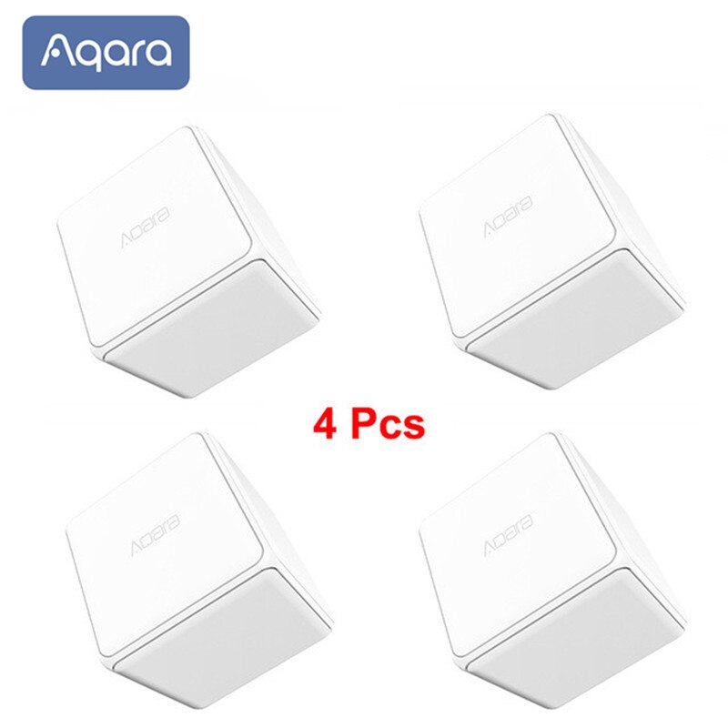 Aqara Magic Cube Controller - Zigbee Smart Home Automation - Control Devices via App: 4 pcs