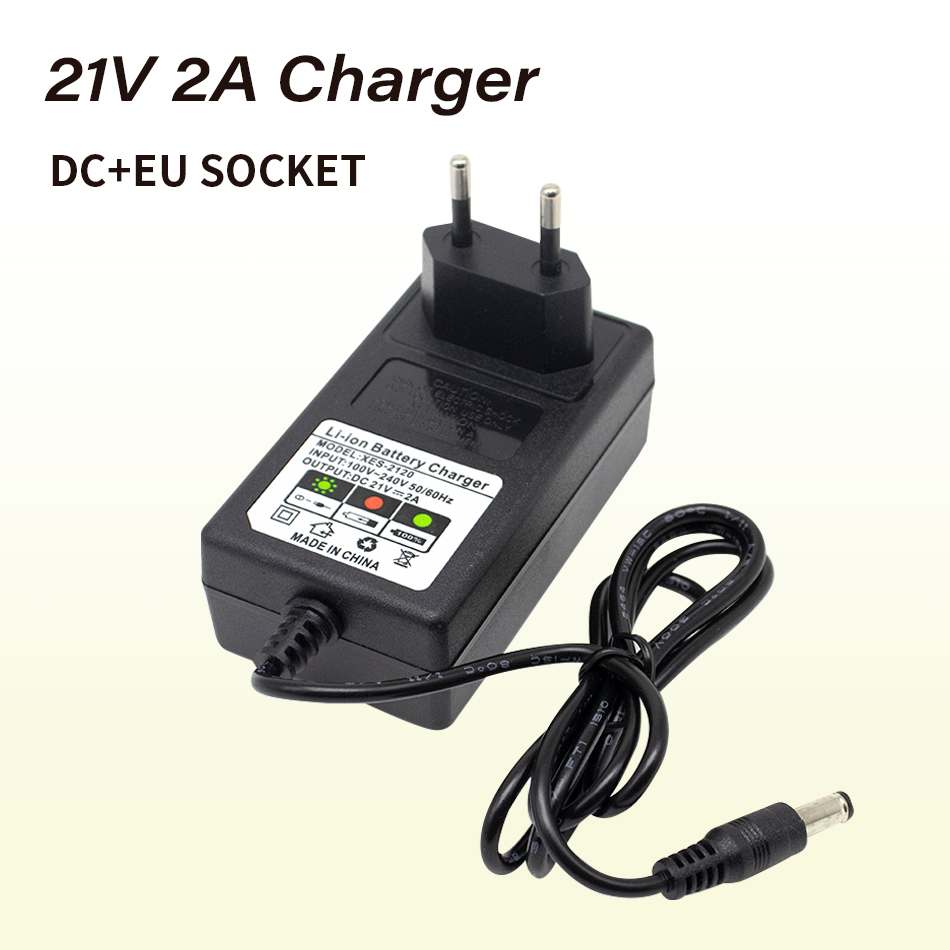 21V 6AH 4AH 2AH krachtige duurzame lithiumbatterij, oplader, geschikt voor Dayi 21V Volt Vervang batterij voor schroevendraaier: Champagne