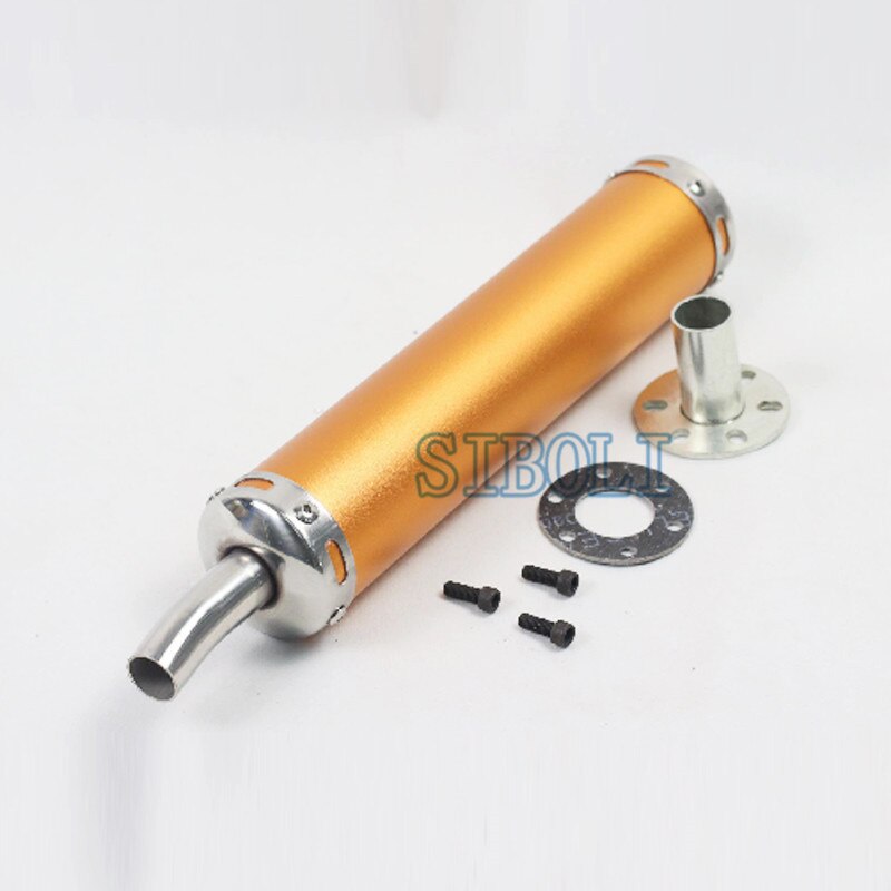 6 x 28cm universal motorcykel udstødnings lydpotte rør justerbar lyddæmper til street scooter motocross escape moto  ak168: E