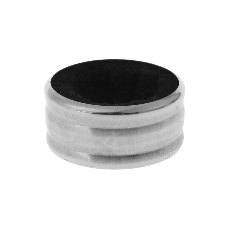 VFGTERTE 1PC vino anillo botella de líquido de botella de Pour Anti-Protector contra caídas de acero inoxidable 2 colores gota de botella tapón de Bar de cocina herramientas: black