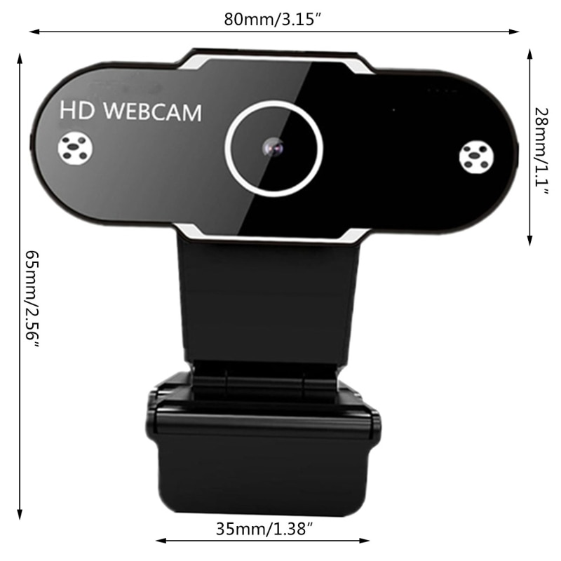 HD- Webcam 2k 1080P USB Computer PC Web Camera Online Video with Microphone