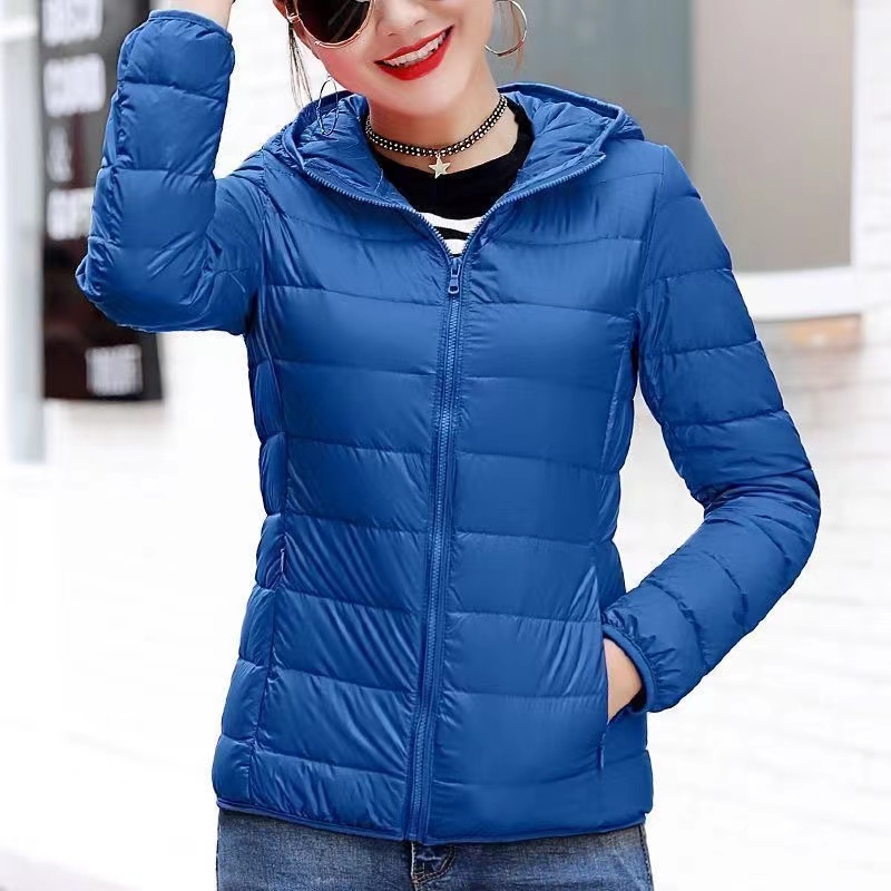 2024New Female Cold Jacket Women Winter Light White Duck Down Jacket Slim Puffer Jacket Portable Windproof Down Coat Top: XXXL / army green