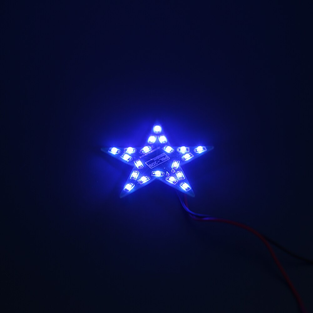 Diy Kit Vijfpuntige Ster Ademhaling Licht Gradiënt Rode Led Knippert Display Module Led Licht Voor Kerst Solderen Training