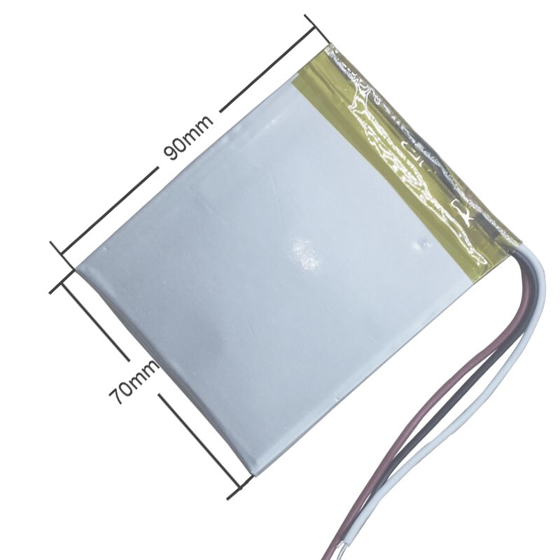 3 wires 7&quot; 8&quot; For Digma irbis texet prestigio 357090 Tablet Battery Universal 357095 307090 307095 407090 407095 3500mah 3.7V