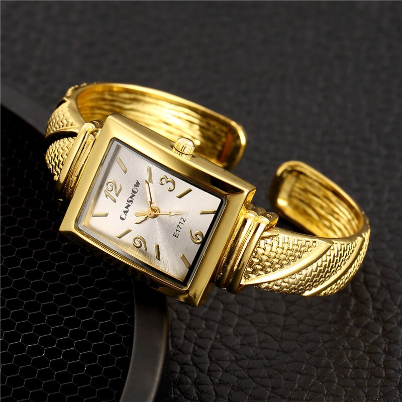 Women Luxury Rectangle Quartz Watches 2022 Stylish Rose Gold Bracelet Casual Wristwatches bayan kol saati