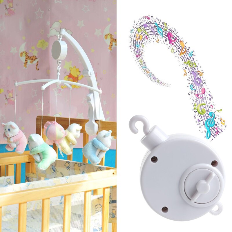 Bambino Neonato Rotary Mobile Culla Letto Clockwork Movimento di Music Box I Bambini a Sviluppare Giocattolo