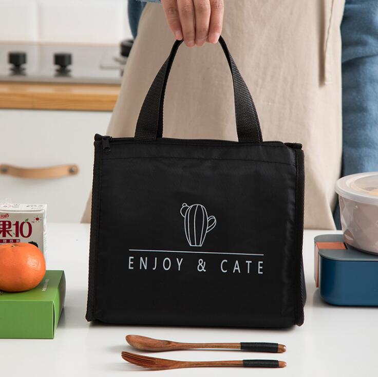 Isolierte Mittagessen Tasche Tragbaren Lebensmittel Kasten Lagerung Taschen Oxford Tuch Tote mittagessen Kasten für männer Frauen freundlicher Lebensmittel Reis Lagerung taschen