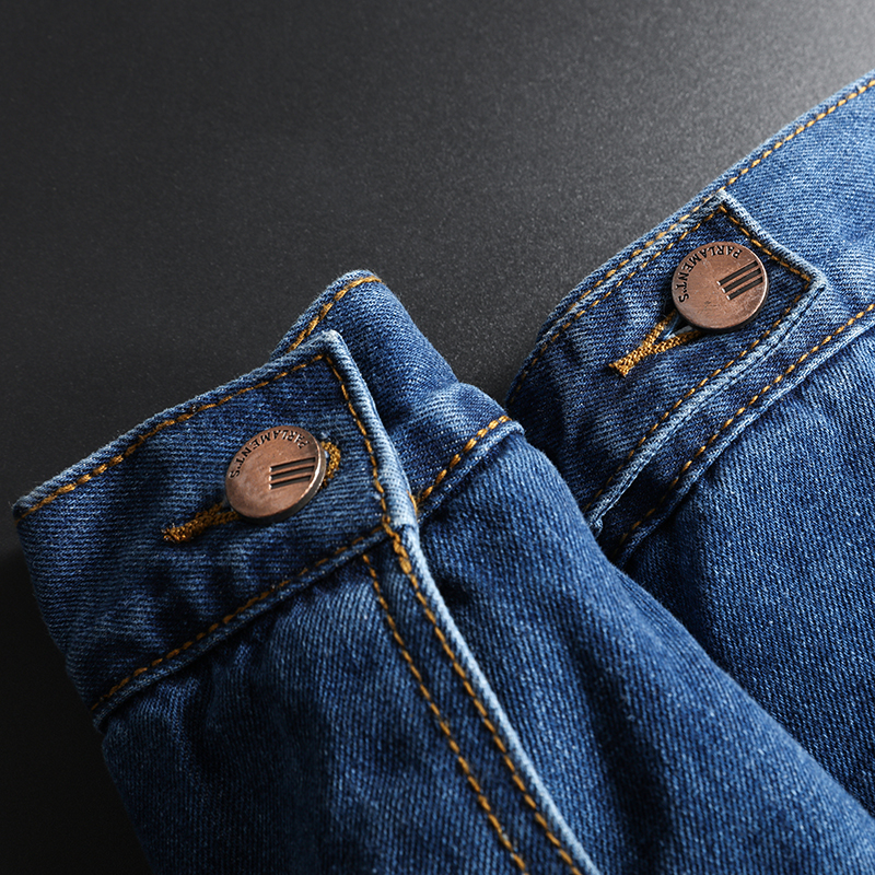 Vinter män smal tjock varm ull jeansjackor vintage manliga streetwear casual distressed jeans jacka ytterkläder