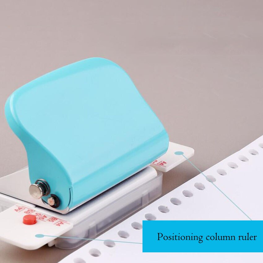 DIY Loose-leaf 6 Hole Puncher For A4/B5/A5 30/26/20 Holes Manual Paper Hole Punchers Handmade Report File Punching Machine
