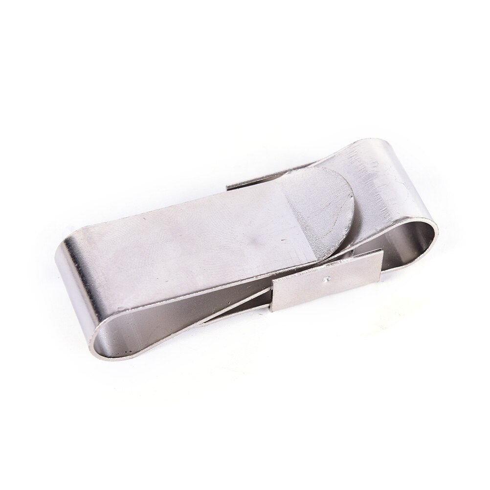 1pcs Silver Magnetic Stainless Steel Chalk Holder Clip For Snooker/Billard Pool Cue