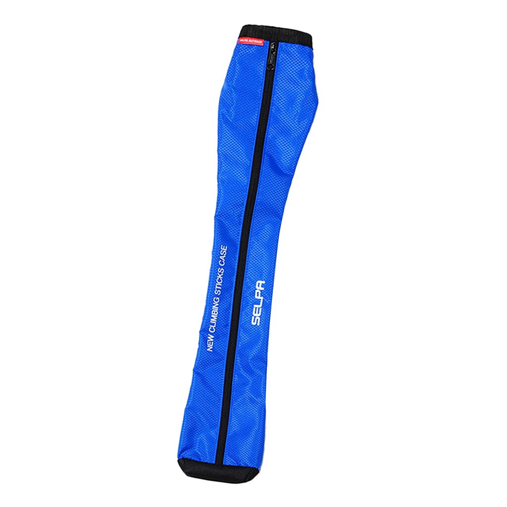 Alpenstock plegable bastón bolsa de almacenamiento bolsa de transporte portátil bastones de senderismo funda, soporte: Navy Blue