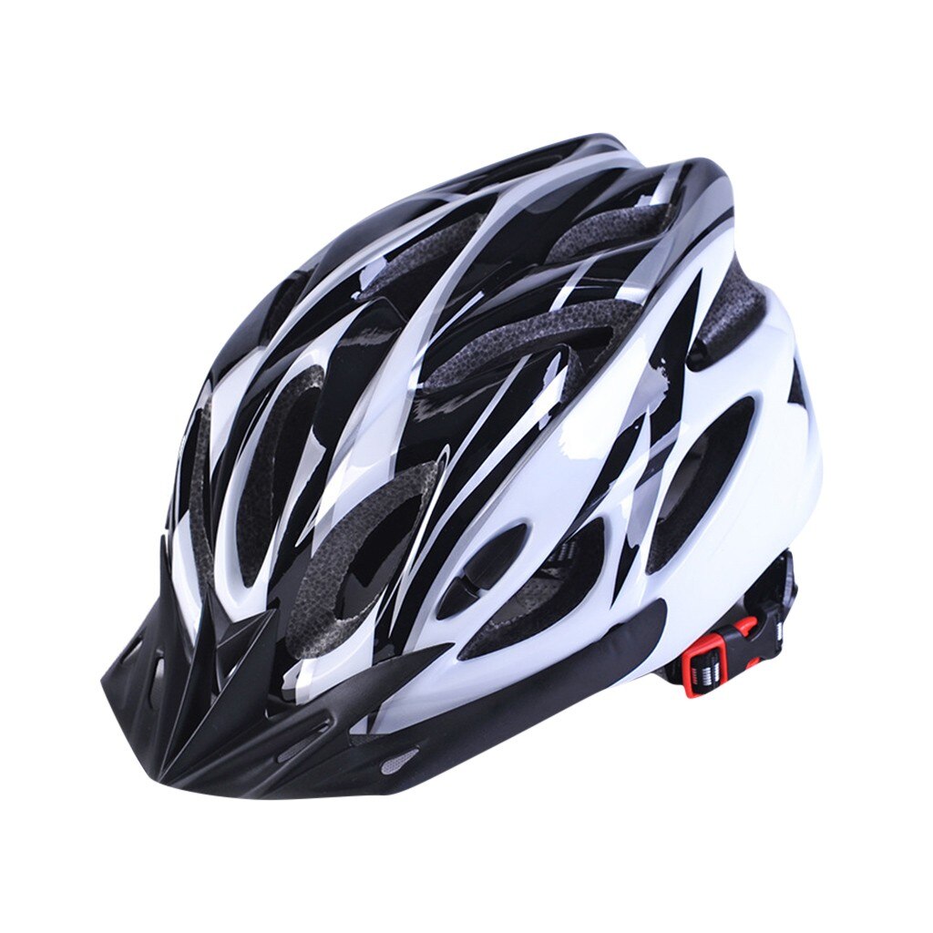 #H40 Bicycle Cycling Helmet Pc + Eps Ultralight Breathable Mtb Mountain Bike Road Bike Bicycle Safety Protection Helmet Men: Black 