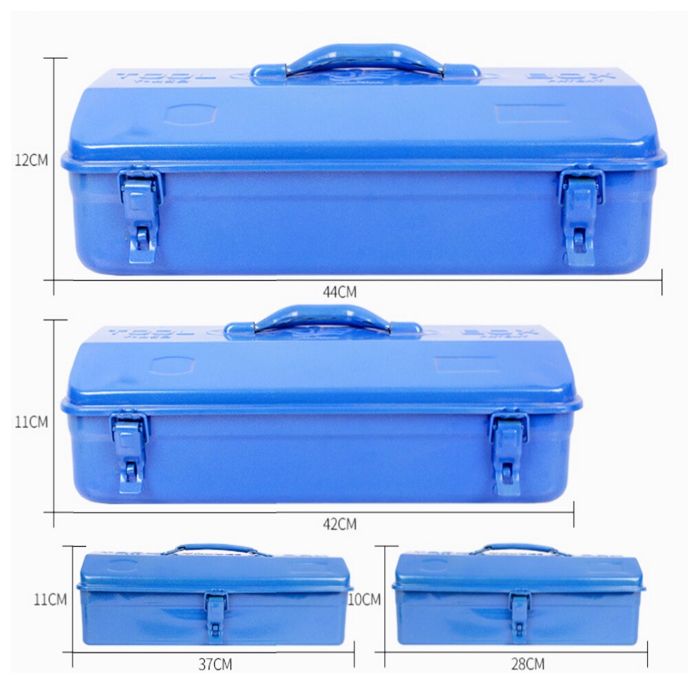 Metal Toolbox Multifunction Maintenance Toolbox Thickening Hand Hardware Toolbox Holding Tool Box S/M/L/XL
