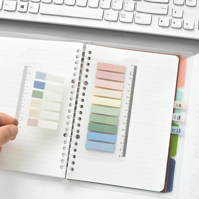 10/20 Vellen Huisdier Planner Stickers Index Tabs Bookmark Sticky Notes Pagina Marker Briefpapier Kantoor School Supply