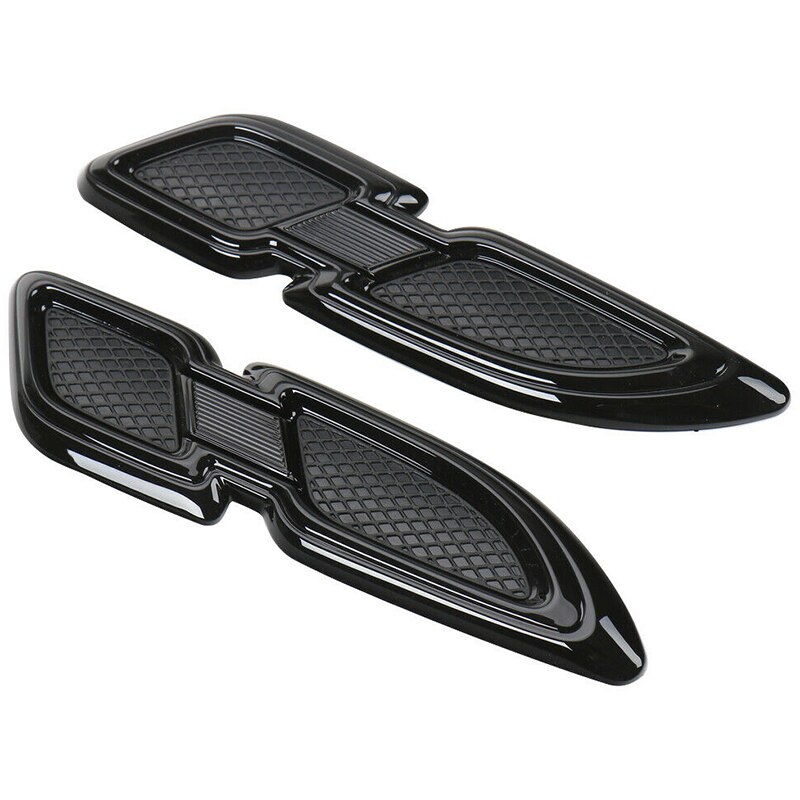 Air Flow Fender Engine Hood Side Body Intake Vent Cover Decoration Protection Stickers for Jeep Wrangler JK 2007