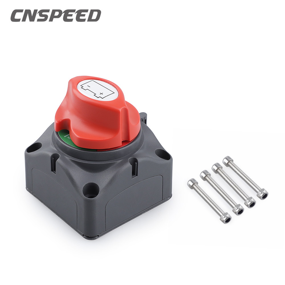 200A 300A 600A interruptor de masa de batería Dual interruptor de corte de 2 y 4 posiciones interruptor de desconexión de batería automática de barco de coche 12V 24V marino