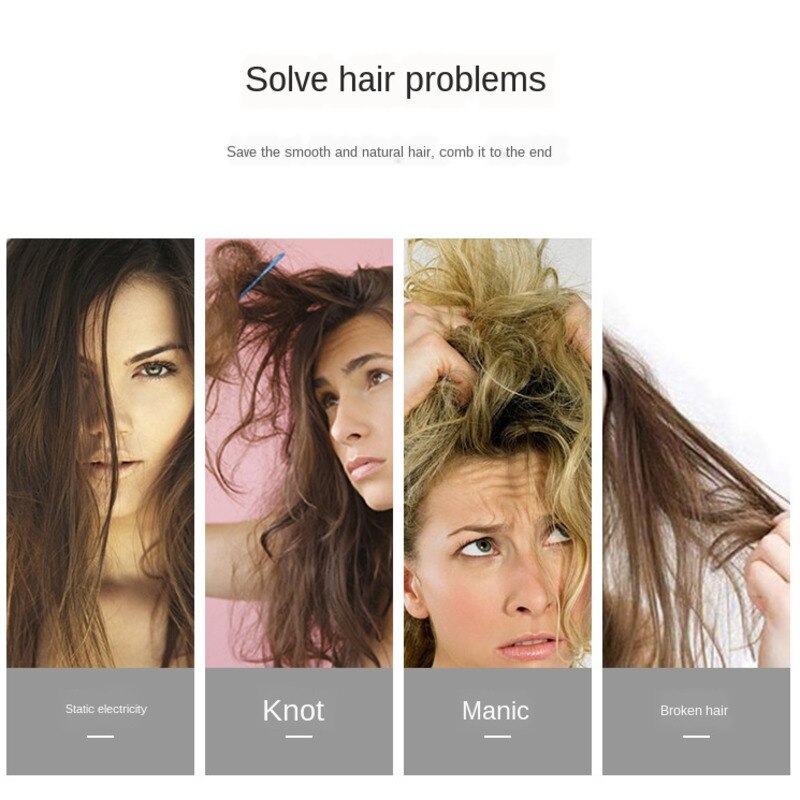 7 Colors Hair Scalp Massage Comb Bristle Nylon Brushy Hairbrush Wet Curly Detangle Hair Brush Demelante Brush Hairbush