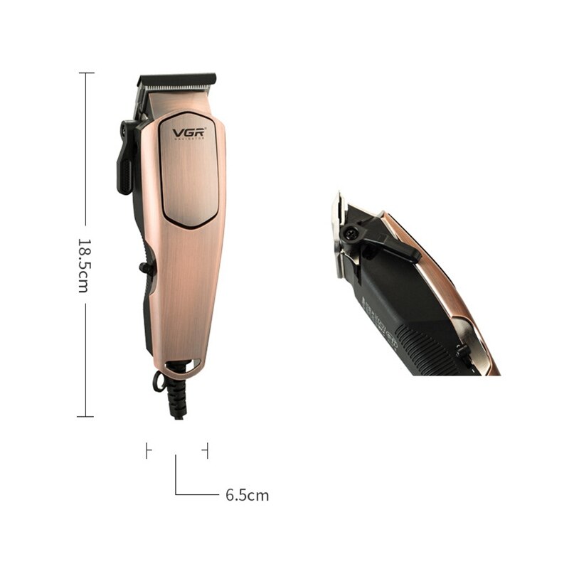 Electric hair clipper Plug-in high-power wired clipper oil head gradient Vintage hair cutting machine