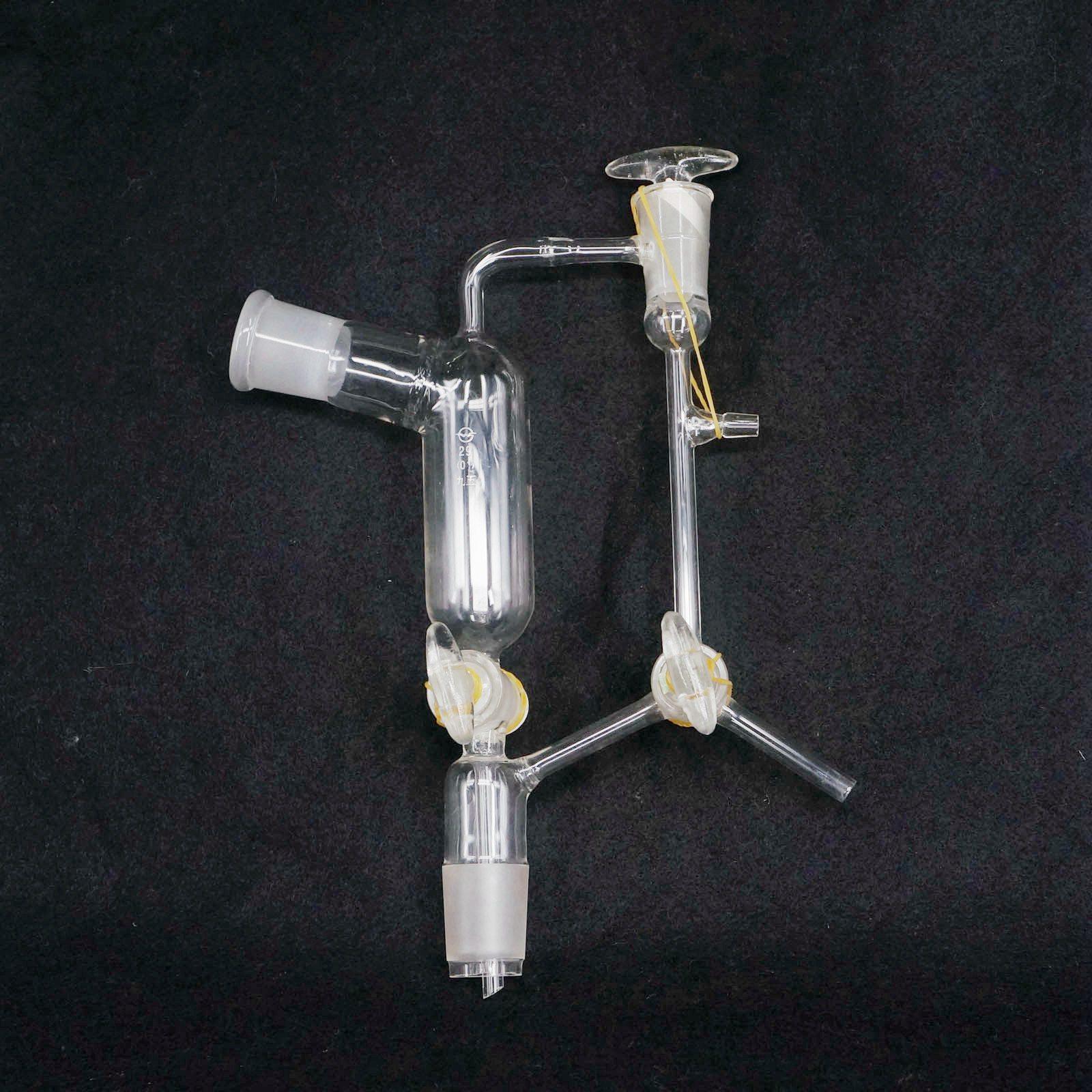 Flere hun x han led glas vakuum destillation modtager lab ware