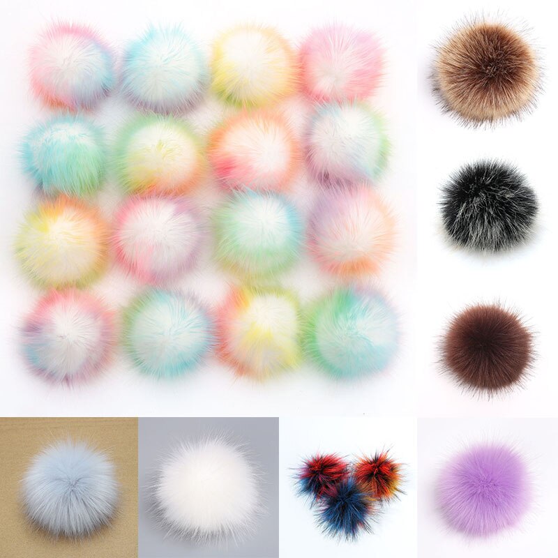 10cm pompony z futra szopa pracza na czapka zimowa z dzianiny czapka prawdziwy lis pompony na czapki szaliki prawdziwe futro pompony