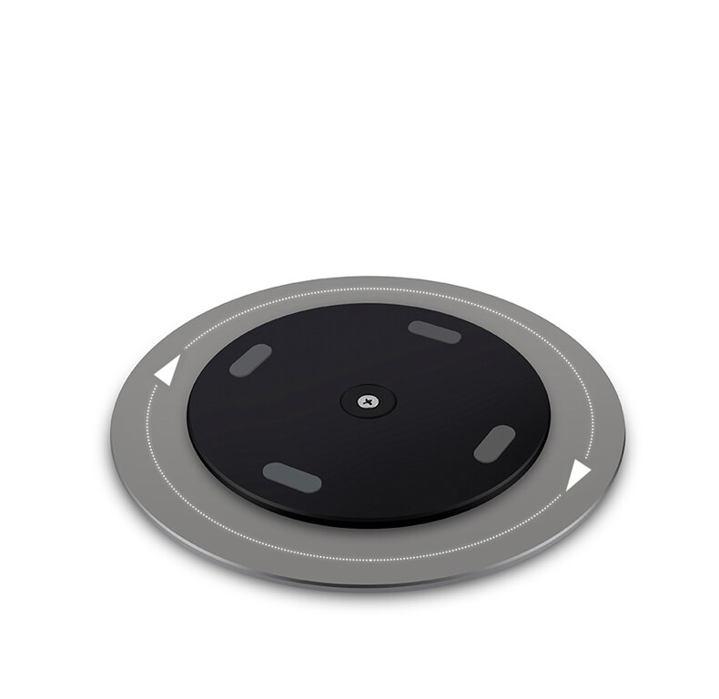 Monitor Stand for iMac 360 Rotation Multi-Angle Aluminum Stand Rolling Tray for Monitor Laptop for iMac Pro LCD TV Projector