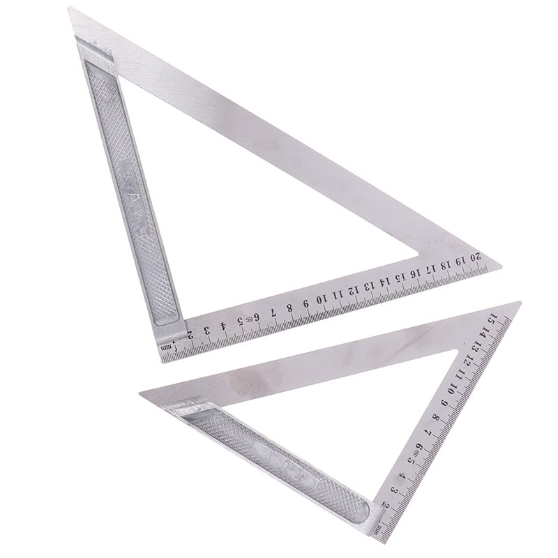 90 Degrees 150/200mm Triangle Ruler Stainless steel Horizontal Woodworking Speed Square Protractor Trammel Measuring Tool