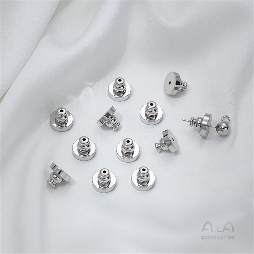 Bouchons d'oreille papillon volant cylindrique gauche doré, bouchons d'oreille, bouchon d'oreille, bouchon arrière, bricolage, grand nom, , MatBR: Couleur or pur
